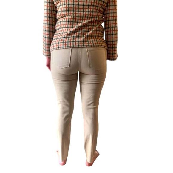 Frank & Eileen Sligo Cropped Italian Performance Skinny Jeans Sand Size 26 New - Picture 7 of 14